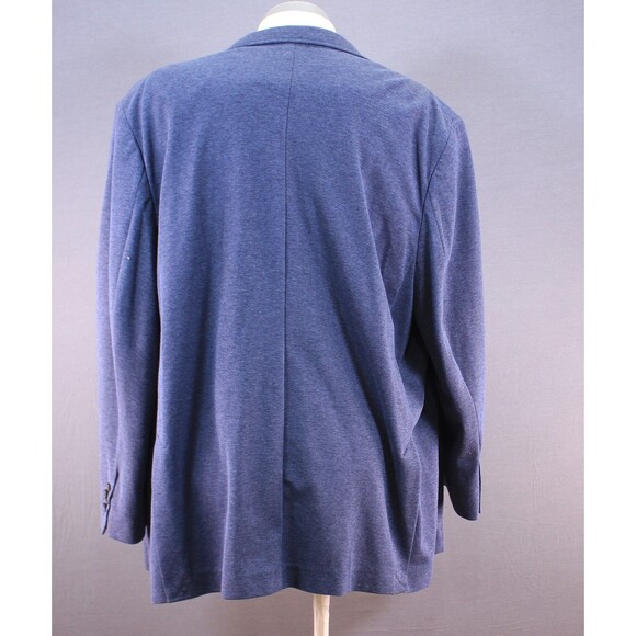 Jos A Bank Blazer Mens Tailored Fit Blue Unstructured NWT Cotton Jacket Blend 4X - Picture 5 of 11